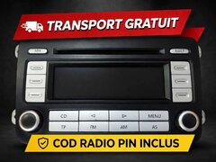 Radio CD VW RCD 300 1K0035186R Grundig Golf 5 Passat B6 + Cod PIN Deblocare